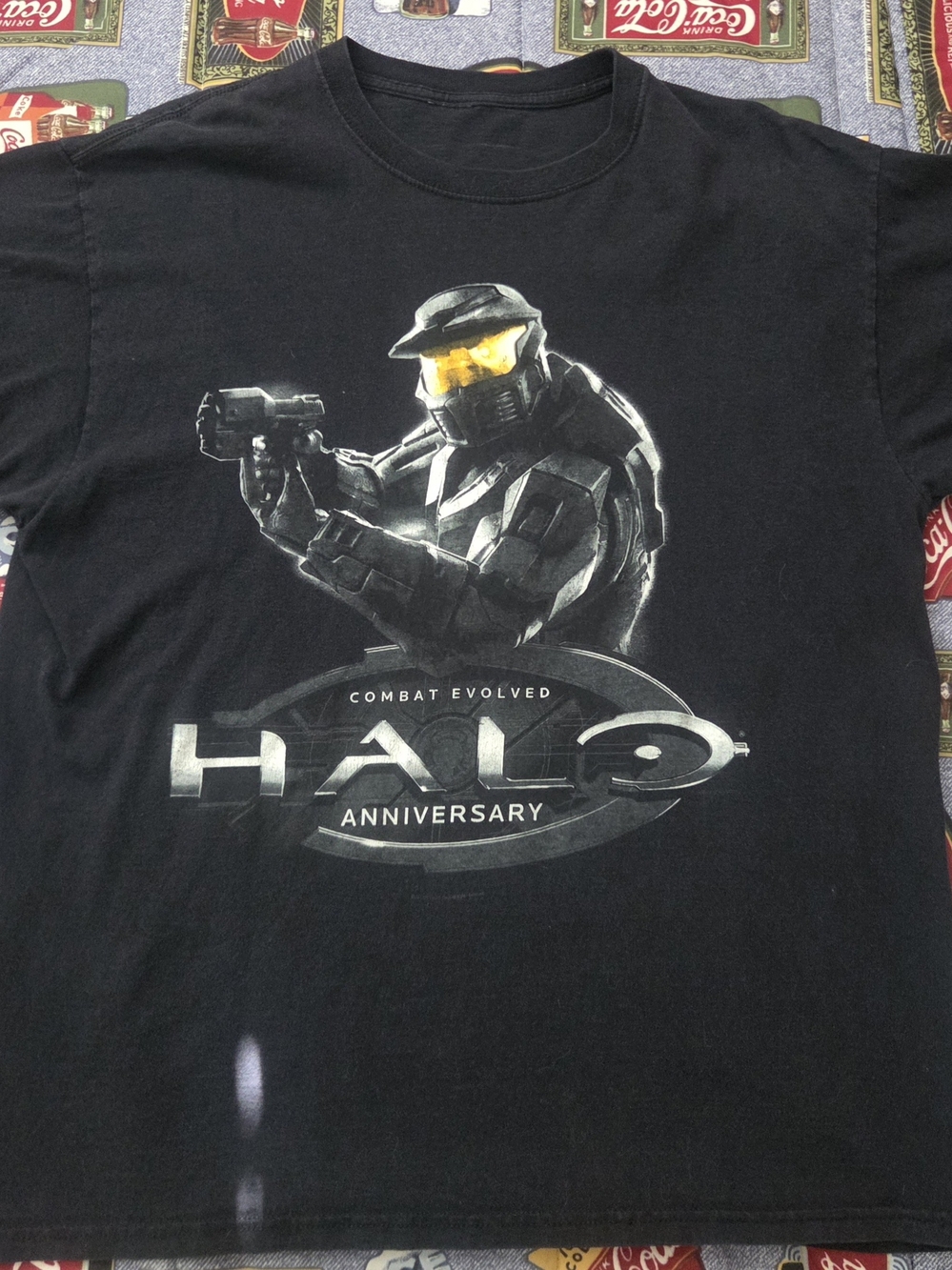 Halo Anniversary Black Graphic Tee - Combat Evolved